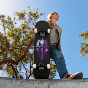 Skull Sword Master  Skateboard