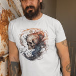Skull Tattoo Design T-Shirt<br><div class="desc">This design was created though digital art. You may change the style of this shirt by choosing More > under the style option. It may be personalised by clicking the customise button and changing the colour, adding a name, initials or your favourite words. Contact me at colorflowcreations@gmail.com if you with...</div>