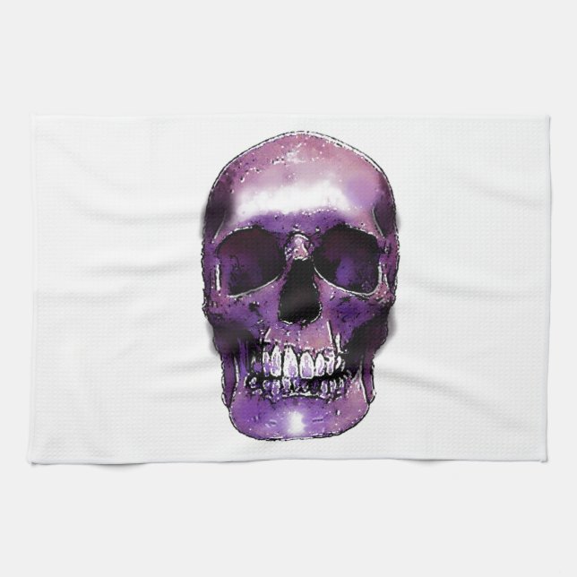 Skull Tea Towel (Horizontal)
