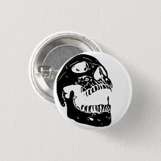 Skull - the Scream 3 Cm Round Badge