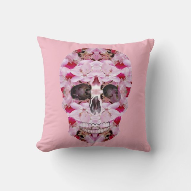Skull Throw Cushion 41 x 41 cm (Front)