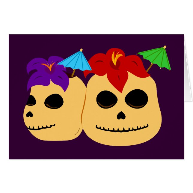 Skull Tiki Mugs (Front Horizontal)