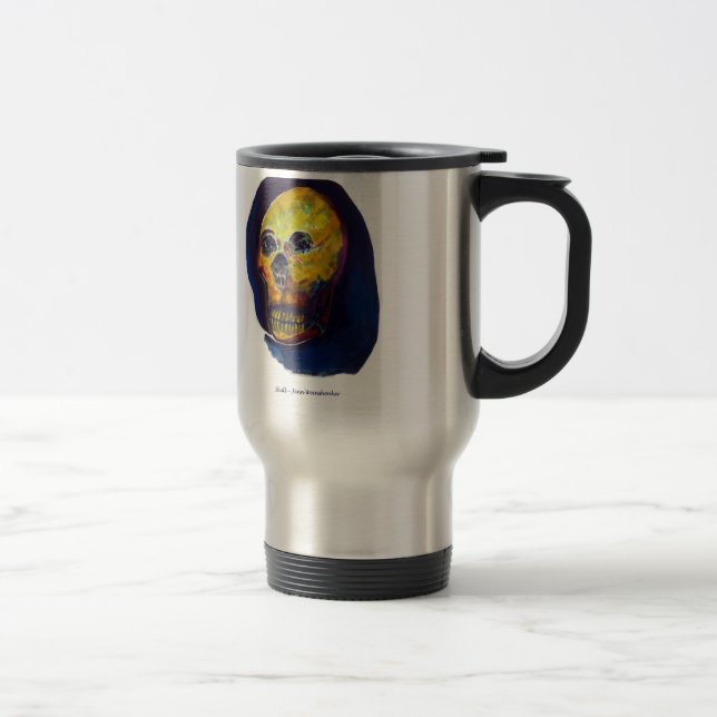 Skull TRAVEL MUG STEEL (Right)