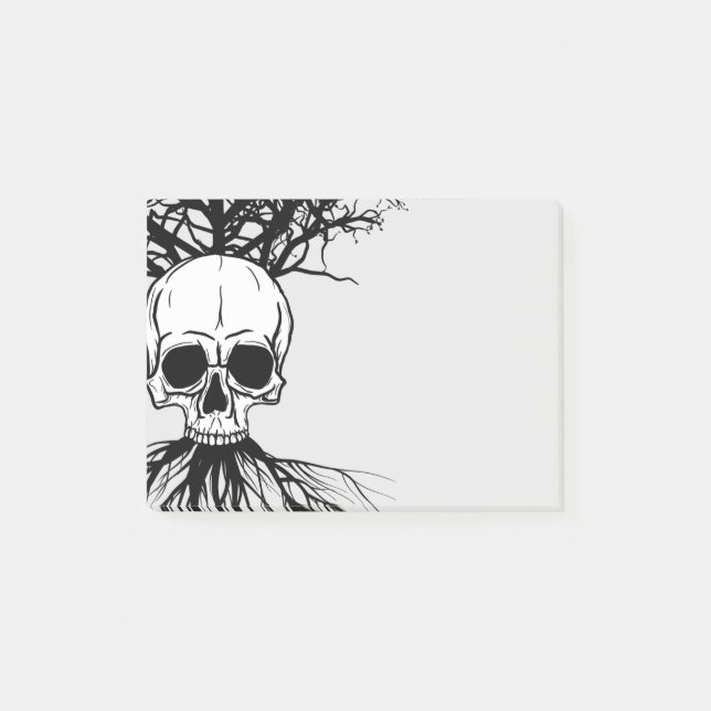 Skull & Tree Post-it Notes (Front)