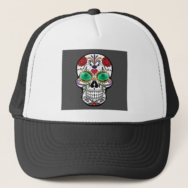 Skull Trucker Hat (Front)