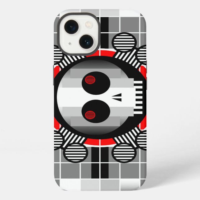Skull TV iPhone barely there case (Back)