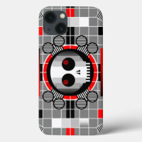 Skull TV iPhone barely there case