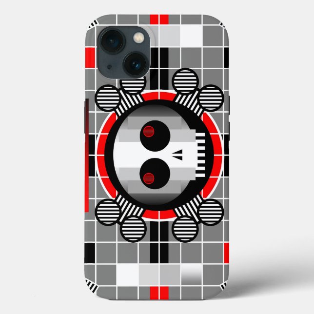 Skull TV iPhone barely there case (Back)