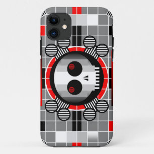 Skull TV iPhone tough case