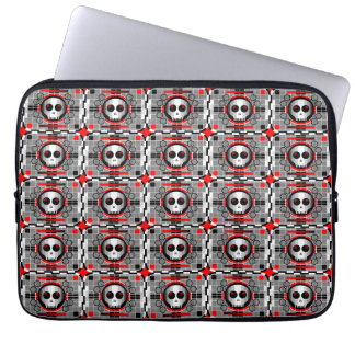 Skull TV Multi neoprene laptop sleeve 13"