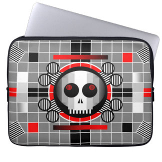 Skull TV neoprene laptop sleeve 13"