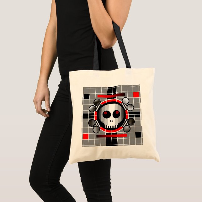 Skull TV tote bag (Front (Product))