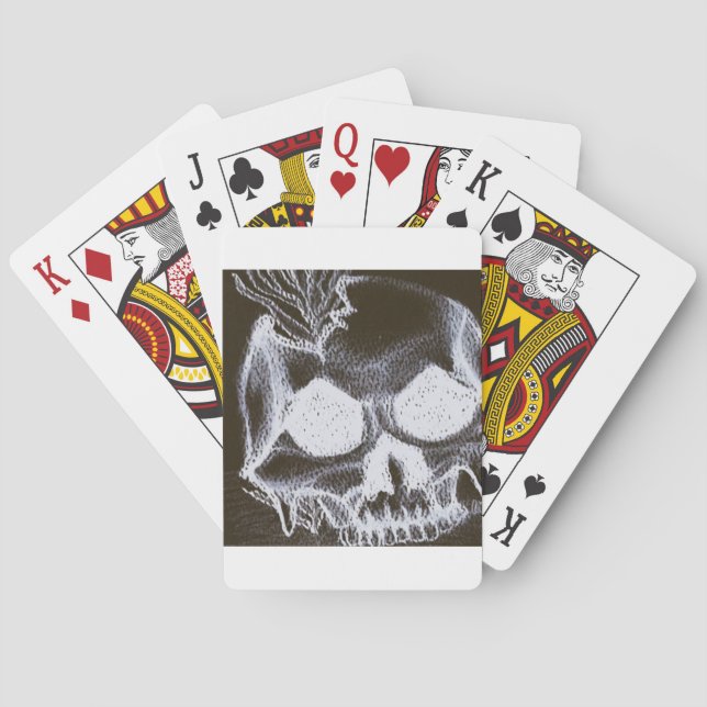 Skull Underwater  Playing Cards (Back)