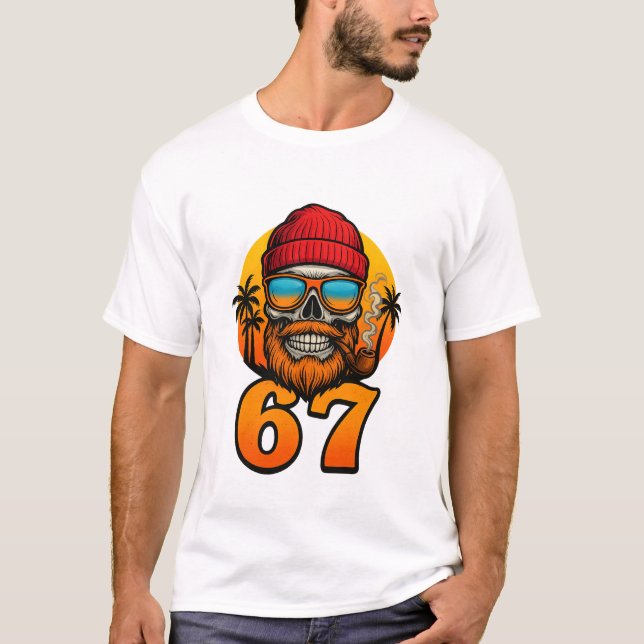 Skull Vibes 67 T-Shirt (Front)