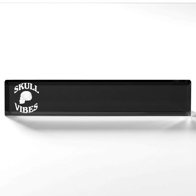 Skull vibes nameplate (Front)