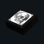 Skull Vintage Art Gothic Victorian Jewellery Box<br><div class="desc">Skull Vintage Art Gothic Victorian Jewellery Box</div>