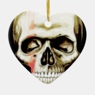 skull warpaint ceramic tree decoration