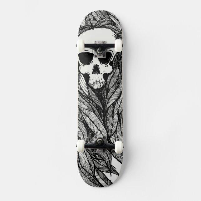 Skull weed skateboard (Front)