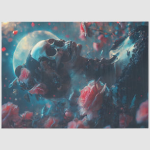 Skull Witch Tissue Paper
