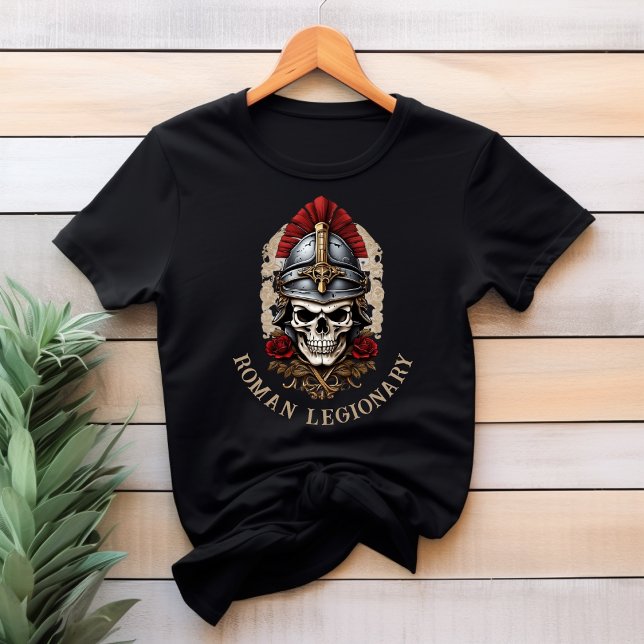 Skull with a Roman Legionary Helmet T-Shirt (Creator Uploaded)