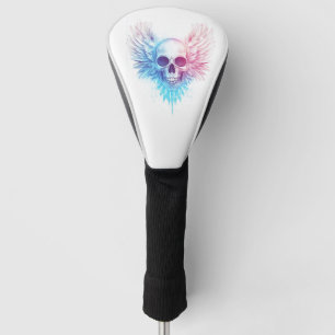 Skull with Angel Wings Golf Head Cover