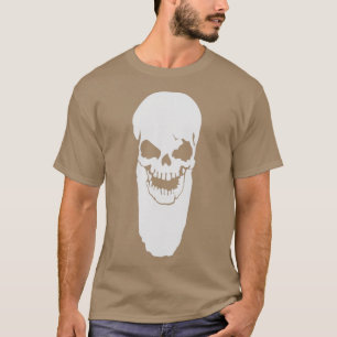 Skull with beard 2 T-Shirt