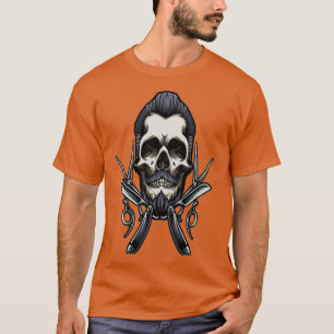 Skull with beard barber edision T-Shirt
