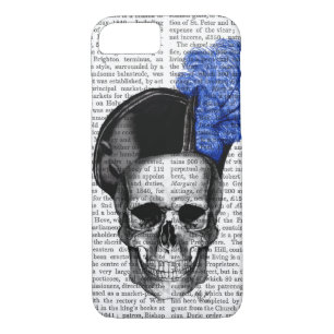 Skull with Blue Hat Case-Mate iPhone Case