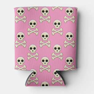 Skull with Bones Can Cooler