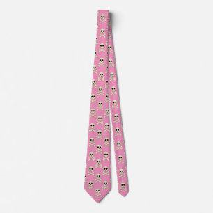 Skull with Bones Tie
