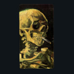 Skull with Burning Cigarette by Vincent van Gogh<br><div class="desc">Skull with Burning Cigarette by Vincent van Gogh is a vintage fine art post impressionism still life painting. A portrait of human skeleton smoking. Great image to use for anti-smoking products. Smoking kills 1, 000s every year, help someone to quit smoking today. Great image for Halloween or Día de los...</div>