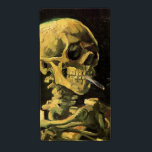Skull with Burning Cigarette by Vincent van Gogh<br><div class="desc">Skull with Burning Cigarette by Vincent van Gogh is a vintage fine art post impressionism still life painting. A portrait of human skeleton smoking. Great image to use for anti-smoking products. Smoking kills 1, 000s every year, help someone to quit smoking today. Great image for Halloween or Día de los...</div>