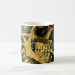Skull with Burning Cigarette by Vincent van Gogh Coffee Mug