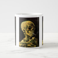 Skull with Burning Cigarette by Vincent van Gogh