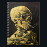 Skull with Burning Cigarette by Vincent van Gogh Spiral Notebook<br><div class="desc">Skull with Burning Cigarette by Vincent van Gogh is a vintage fine art post impressionism still life painting. A portrait of human skeleton smoking. Great image to use for anti-smoking products. Smoking kills 1, 000s every year, help someone to quit smoking today. Great image for Halloween or Día de los...</div>