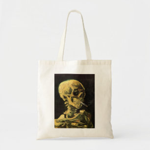 Skull with Burning Cigarette by Vincent van Gogh Tote Bag