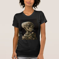 Skull with Burning Cigarette Vincent van Gogh Art