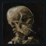 Skull with Burning Cigarette Vincent van Gogh Art Trivet<br><div class="desc">Vincent van Gogh (Dutch, 1853 - 1890) Skull of a Skeleton with Burning Cigarette, 1885–86, Oil on canvas Unframed: 32 cm × 24.5 cm (13 in × 9.6 in) Early work by Vincent van Gogh. This small painting is part of the permanent collection of the Van Gogh Museum in Amsterdam....</div>