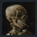 Skull with Burning Cigarette Vincent van Gogh Art Trivet<br><div class="desc">Vincent van Gogh (Dutch, 1853 - 1890) Skull of a Skeleton with Burning Cigarette, 1885–86, Oil on canvas Unframed: 32 cm × 24.5 cm (13 in × 9.6 in) Early work by Vincent van Gogh. This small painting is part of the permanent collection of the Van Gogh Museum in Amsterdam....</div>