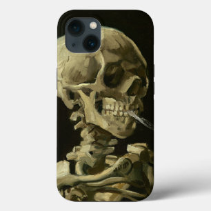 Skull with Cigarette Van Gogh iPhone 7 Plus Case