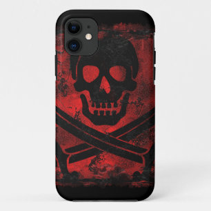 Skull with Crossed Swords Creepy Artwork Case-Mate iPhone Case
