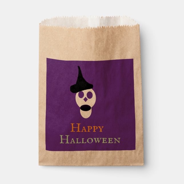 Skull with Hat Favour Bag (Front)