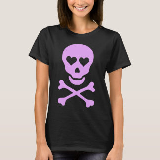 Skull with Hearts Ladies shirt