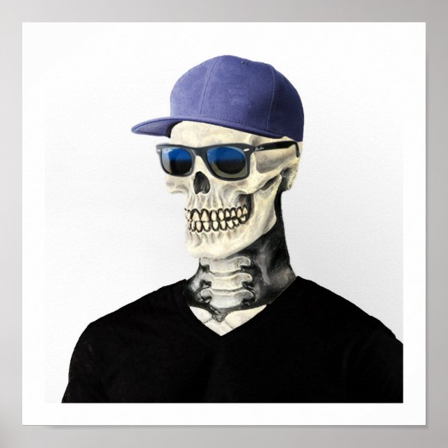Skull with Swagger Poster (Front)
