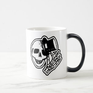 Skull With Top Hat Magic Mug