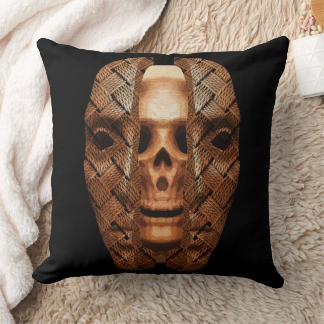 Skull Within: Unveiling Inner Complexity Cushion (Blanket)