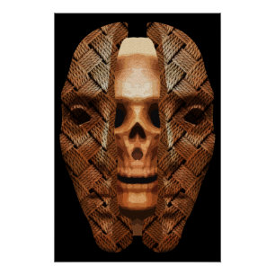 Skull Within: Unveiling Inner Complexity Poster