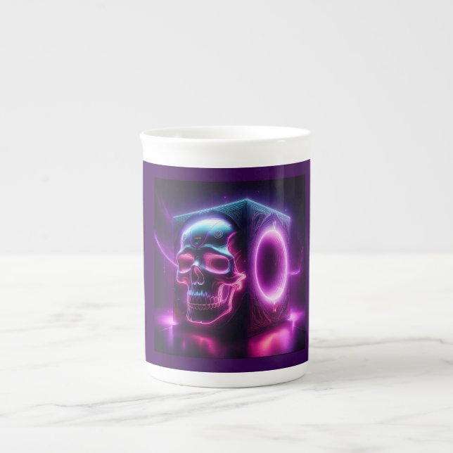 Skullbox Subwoofer Bone China Mug (Front)