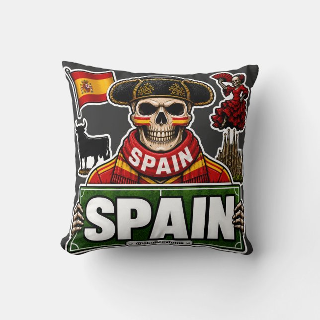 SkullCostume World Edition: Spain Cushion (Front)