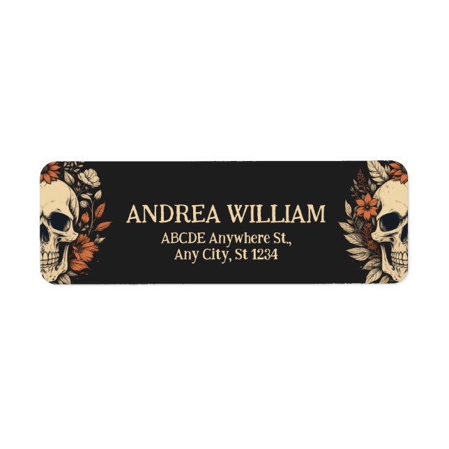 Skullhead Birthday Halloween (Front)